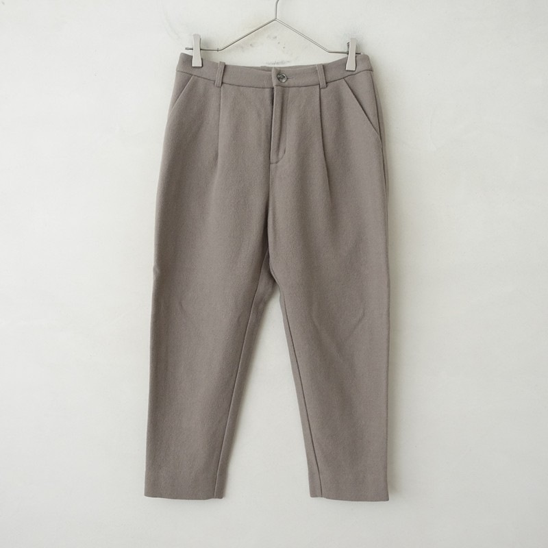 evam eva ＊ ウールカシミアパンツ エヴァムエヴァ evam eva ウールリネンカシミヤパンツ 1 (25-2511-627