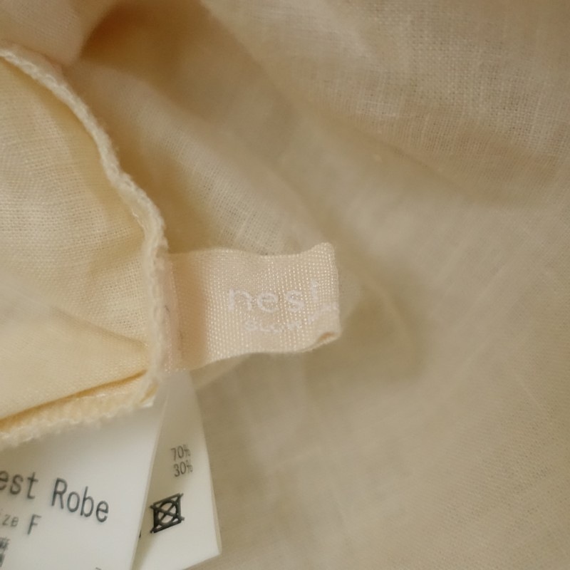 �����4.6���ۥͥ��ȥ����� ���åץ��������� nest Robe UpcycleLino ŷ������쥤�䡼�ɥ��㥶��2way���ԡ���  F (33-2604-226)��40E62��