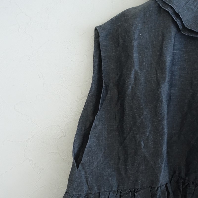 �����ʡۥ��ץ�ȥӡ� apuntob GATHER TOP LINEN ��ͥ󥷥륯���꡼�֥쥹�ץ륪���С�  M (j33-2604-81)��50E62��