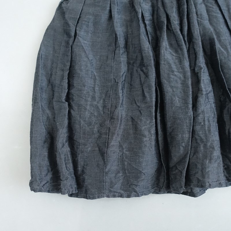 �����ʡۥ��ץ�ȥӡ� apuntob GATHER TOP LINEN ��ͥ󥷥륯���꡼�֥쥹�ץ륪���С�  M (j33-2604-81)��50E62��