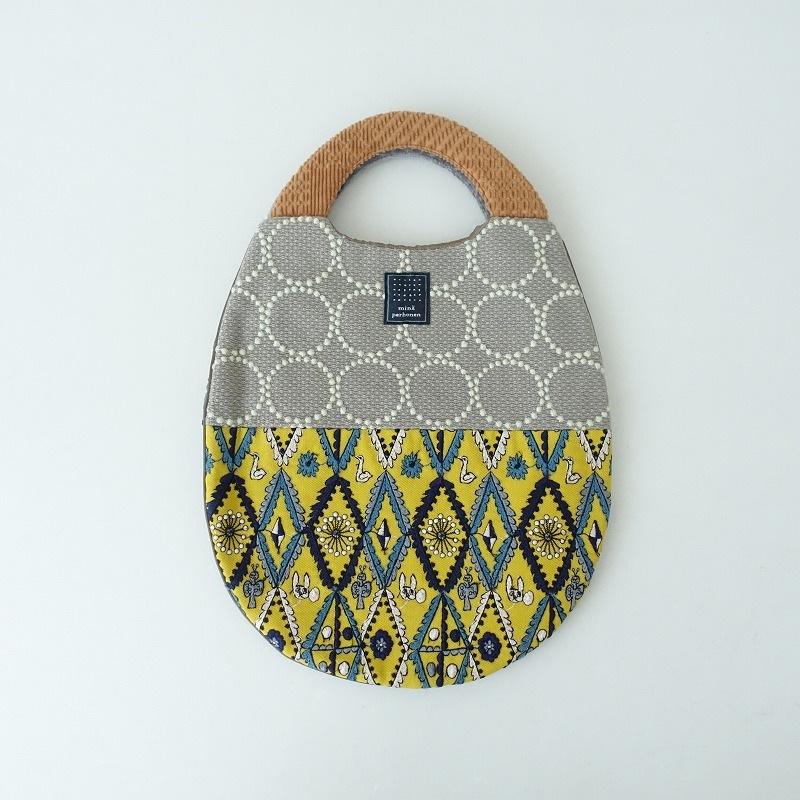 ミナペルホネン ピースエッグバッグ 美品/定価1.6万】ミナペルホネン mina perhonen piece egg bag