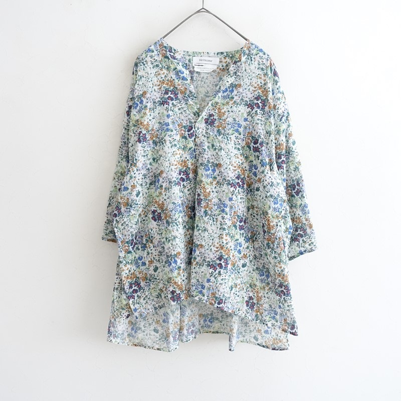 定価2.6万】ヴェリテクール Veritecoeur フラワープリントスキッパー