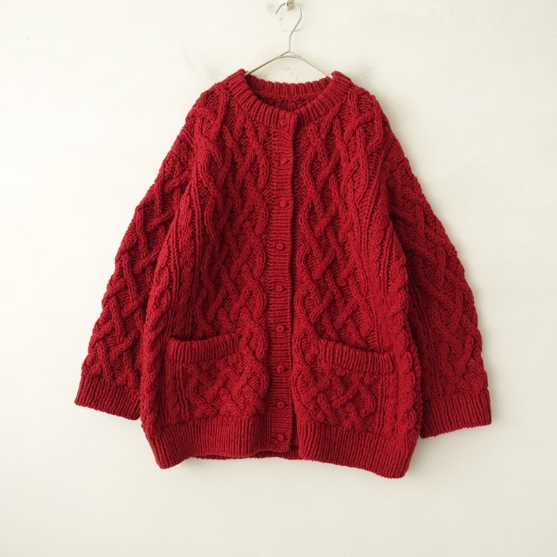 定価3.3万】ネストローブ nest Robe ペルーハンドニットケーブル編み