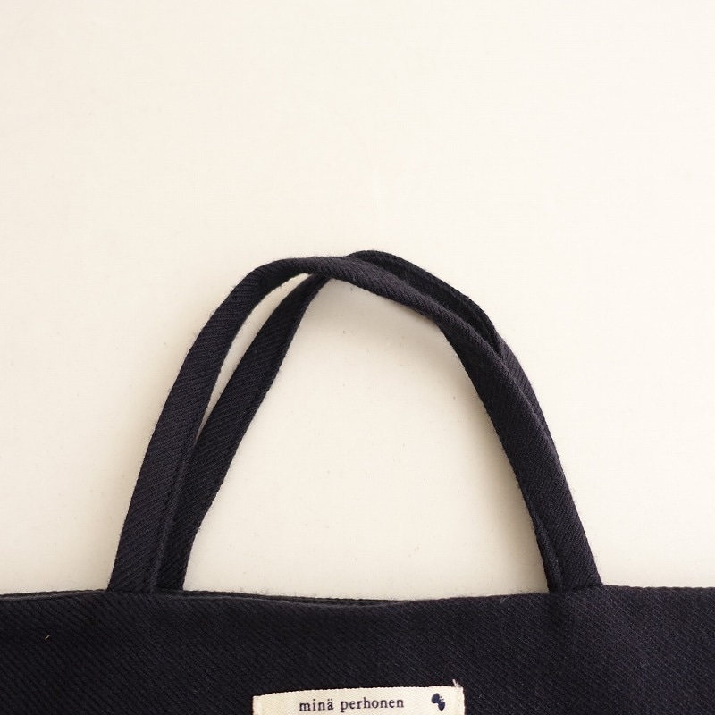 mina perhonen◆sky floewr/レッスンバッグ/コットン/NVY/QA7246P ミナペルホネン レッスンバッグsky flower