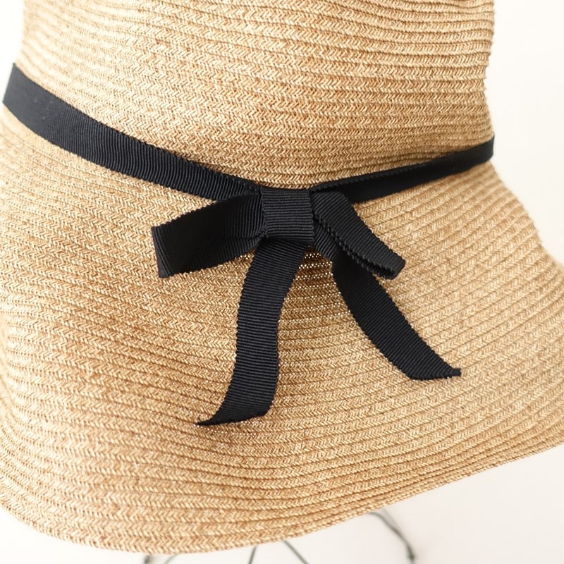 �����2���ۥޥ��奢���� mature ha. BOXED HAT 11cm brim grosgain ribbon �ܥå����ϥå�   (ha30-2604-256)��91E62��
