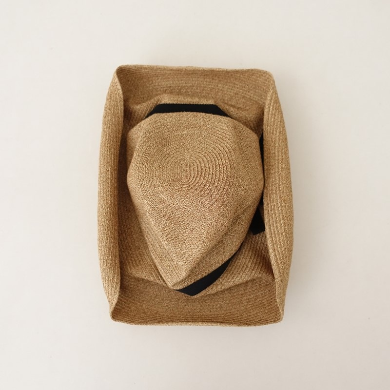 �����2���ۥޥ��奢���� mature ha. BOXED HAT 11cm brim grosgain ribbon �ܥå����ϥå�   (ha30-2604-256)��91E62��
