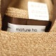 �����2���ۥޥ��奢���� mature ha. BOXED HAT 11cm brim grosgain ribbon �ܥå����ϥå�   (ha30-2604-256)��91E62��