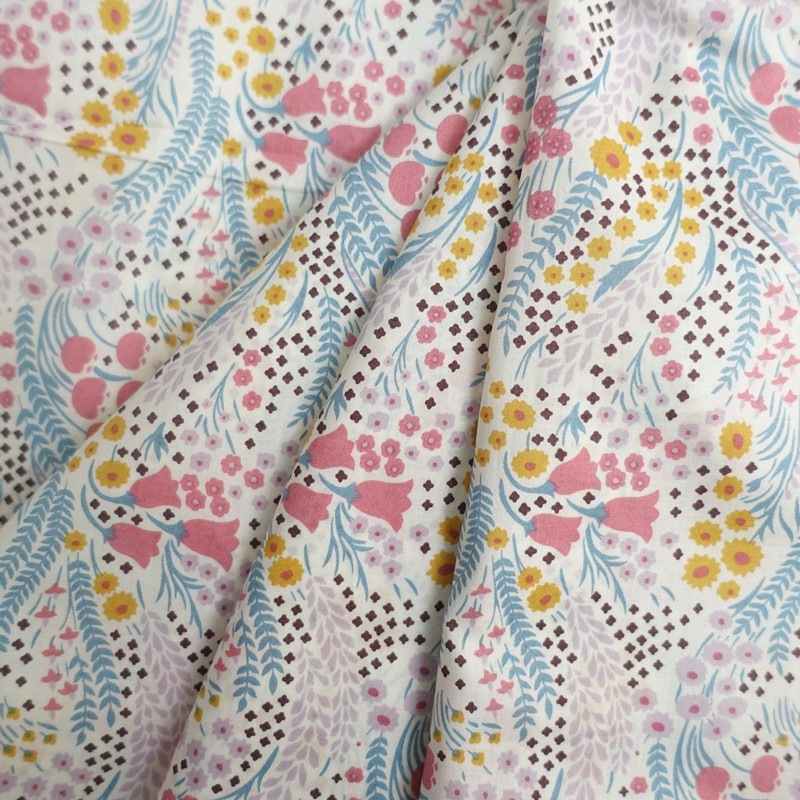 ��Хƥ� LIBERTY Bell Flower ���ʥ��������� 2�祻�å� 110��105cm 70��60cm   (fa31-2602-44)��72C62��