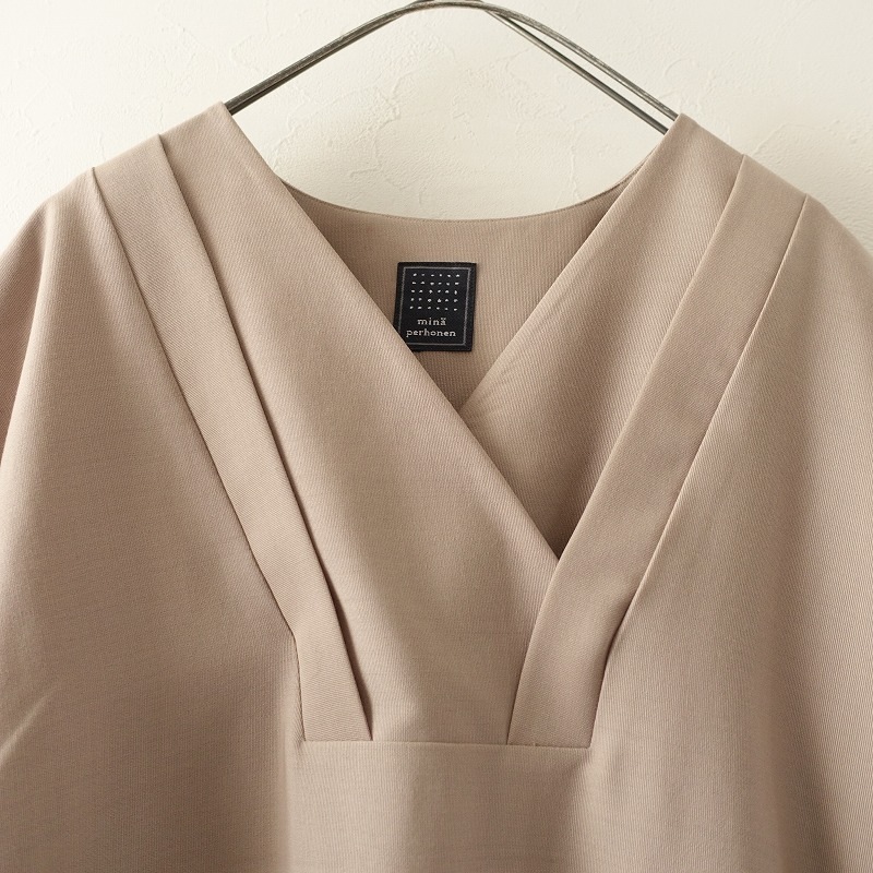 定価6.3万】ミナペルホネン mina perhonen hana beads ウールシルク  