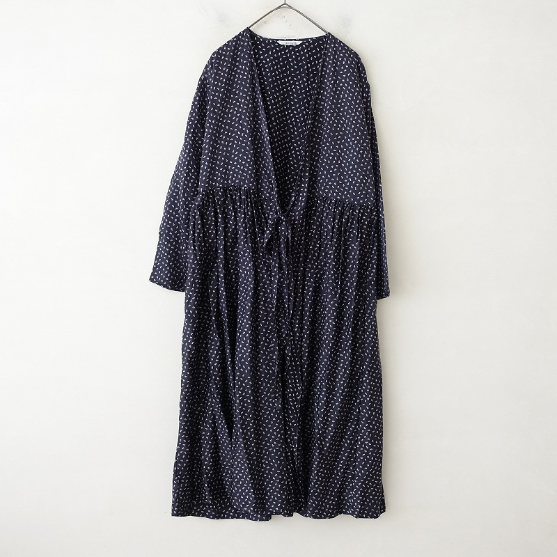 福袋 大丸 美品】トゥジュー コットンシルク小花柄プリント TOUJOURS ワンピース