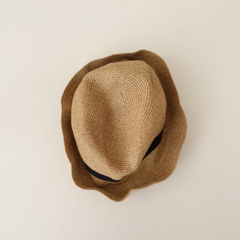 �����1.8���ۥޥ��奢���� mature ha. BOXED HAT 7cm brim grosgrain ribbon �ܥå����ϥå�   (ha30-2604-255)��91E62��