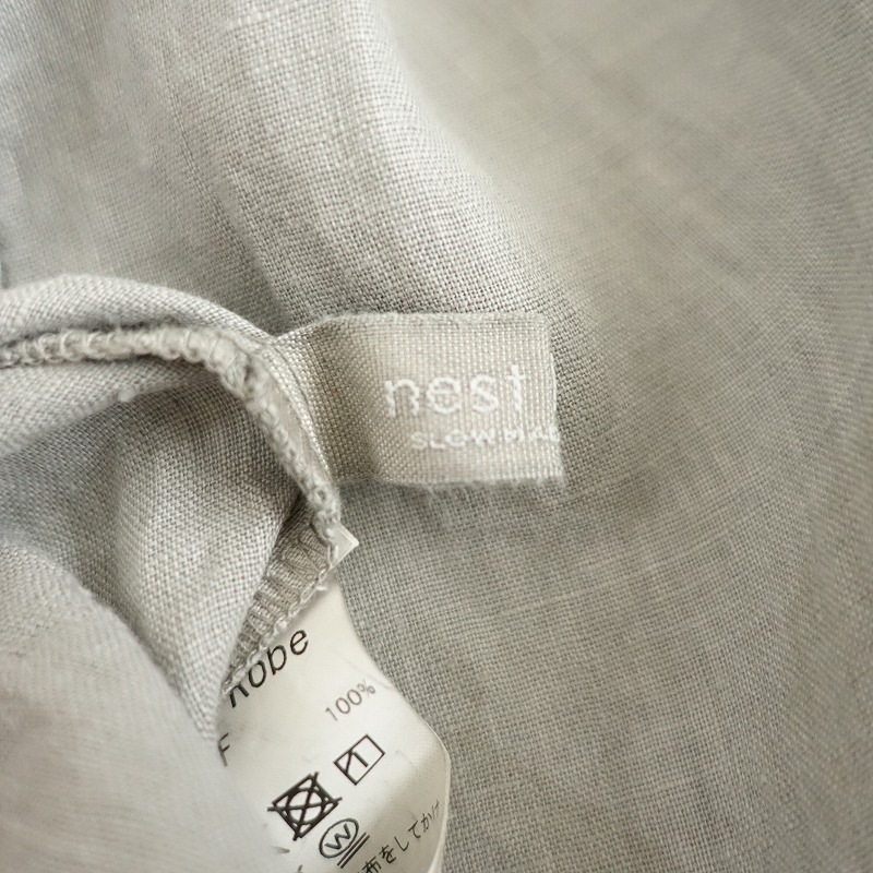 ネストローブリネンインディゴ墨染め2wayドレス indigo＆ink dyed | 福岡店 | nest Robe Shop Blog | nest Robe