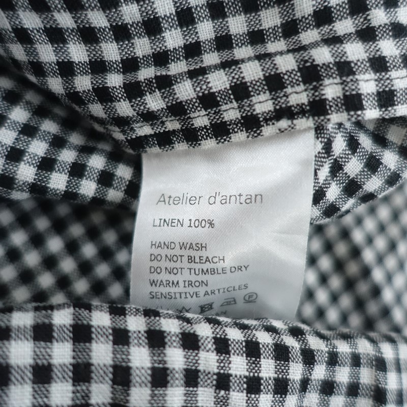 ������/���3.6���ۥ��ȥꥨ���󥿥� Atelier d��antan Crevel Linen Shirt  - (j25-2603-548)��71D62��