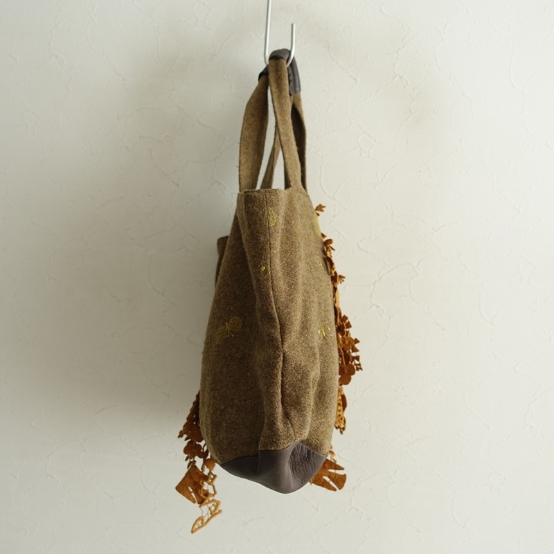 �ߥʥڥ�ۥͥ� mina perhonen forestparade+choucho marron bag   (ba11-2510-130)��71K52��