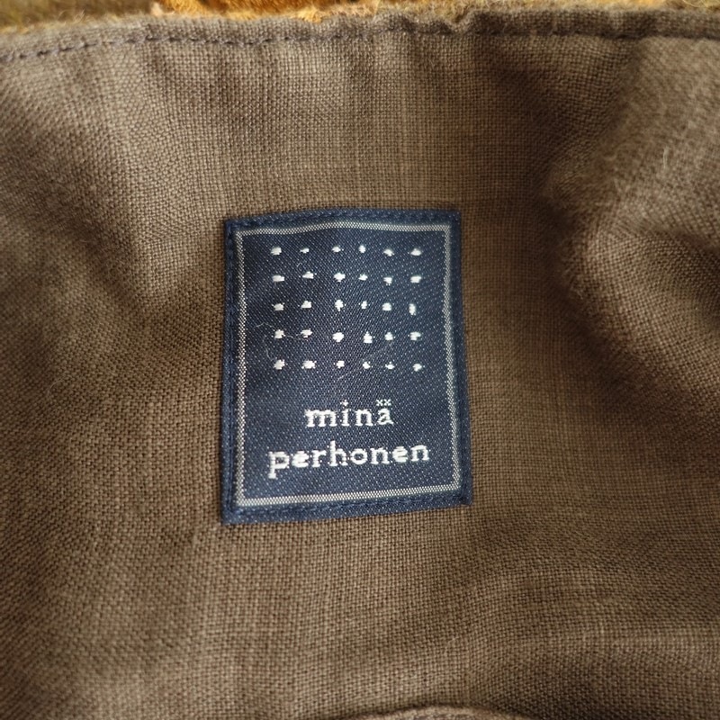 �ߥʥڥ�ۥͥ� mina perhonen forestparade+choucho marron bag   (ba11-2510-130)��71K52��
