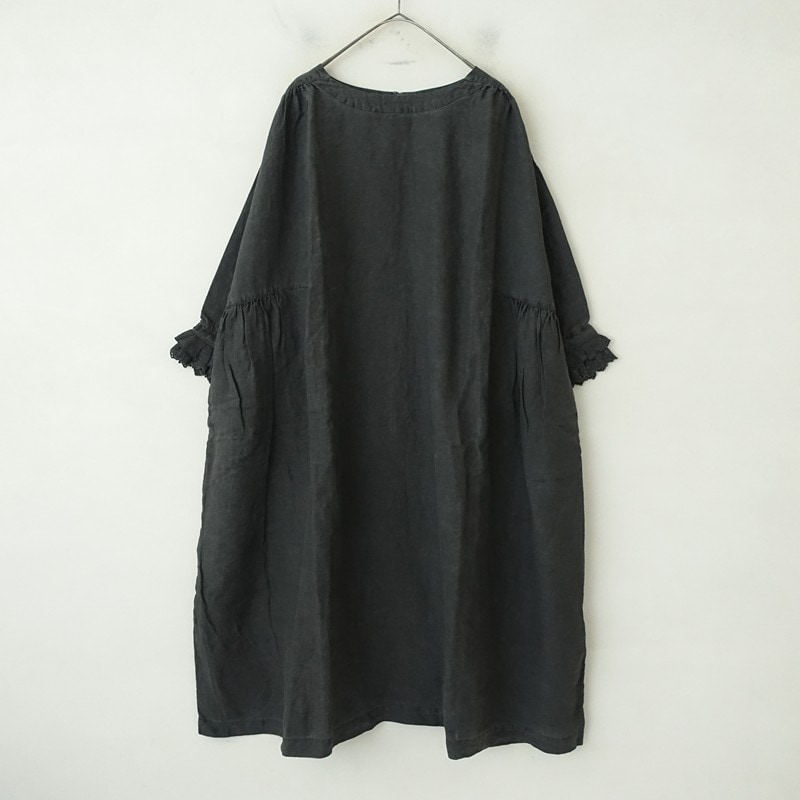 2025/定価4.5万】ネストローブ nest Robe リネン備長炭染めレイヤード