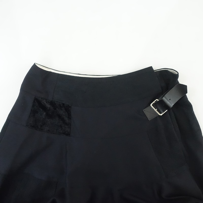 �ȥꥳ����ǥ���륽�� tricot COMME des GARCONS �٥�٥åȥѥå�����ե쥢��åץ�������  M (sk33-2601-510)��91B62��