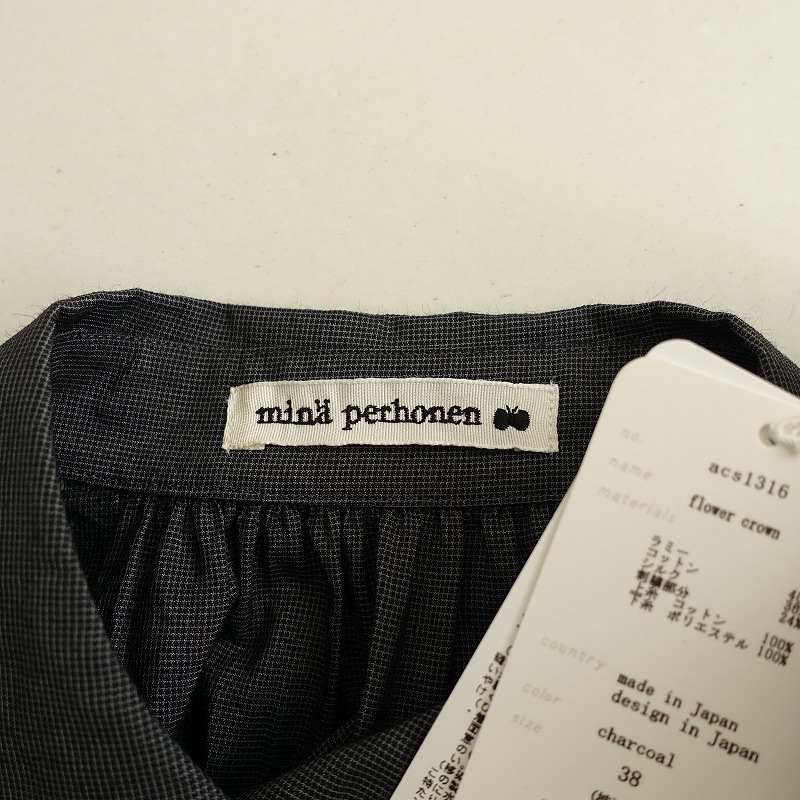 ������/2024/SS/���8.2���ۥߥʥڥ�ۥͥ� mina perhonen flower crown �ܥ�塼�ॹ�꡼�֥֥饦��  38 (33-2412-343)��91A52��