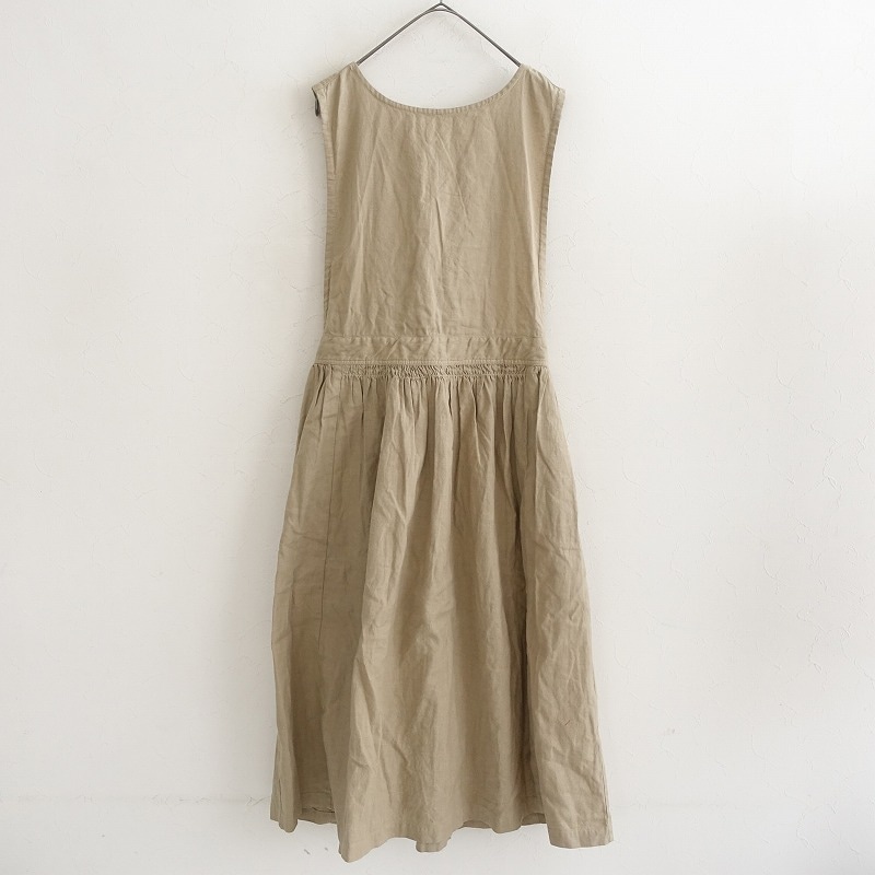 nest Robe - ネストローブ 【UpcycleLino】エプロンドレスの通販