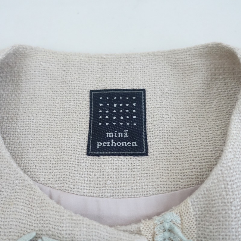 ミナペルホネン light net コート 羽織 38 ミナペルホネン light net コート 羽織 38 mina perhonen - ミナ