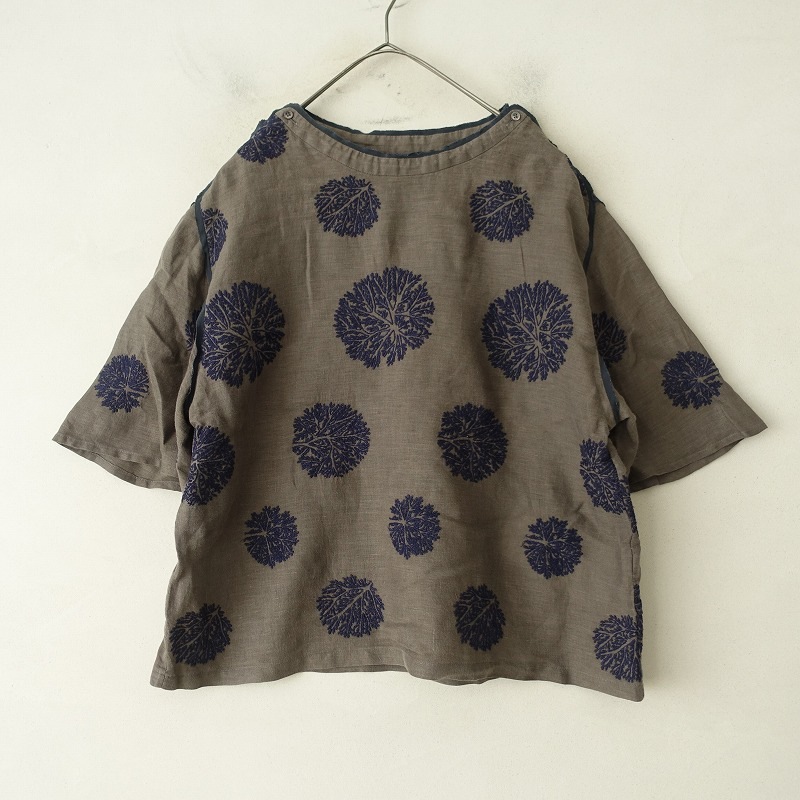 8/18(日)まで出品 ミナペルホネン forest dot ブラウス 38