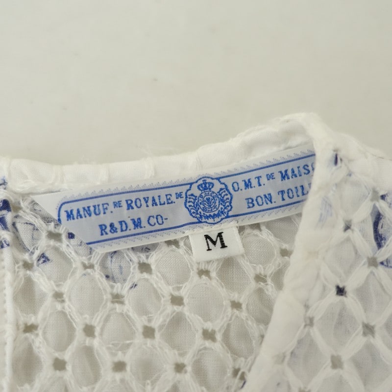 ��2025/SS/���5.3���ۥ�����ɥޥ󥺥ơ��顼 R&D.M.Co- TRELLIS C.S �Х롼�󥹥꡼�֥֥饦��  M (k33-2607-99)��03G62��