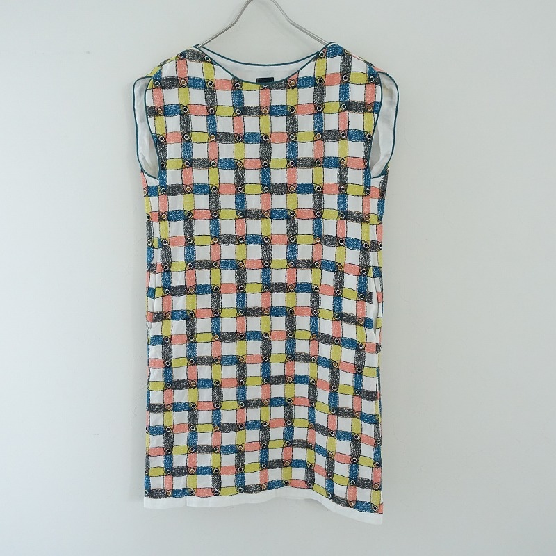 ミナペルホネン mina perhonen ワンピース フレンチスリーブ ミナペルホネンランドリー mina perhonen laundry aalto