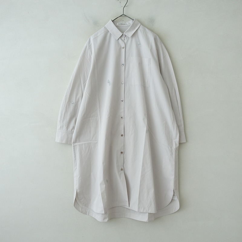 ミナペルホネン　タンバリン　チュニック ミナペルホネン mina perhonen タンバリン柄 刺繍チュニック