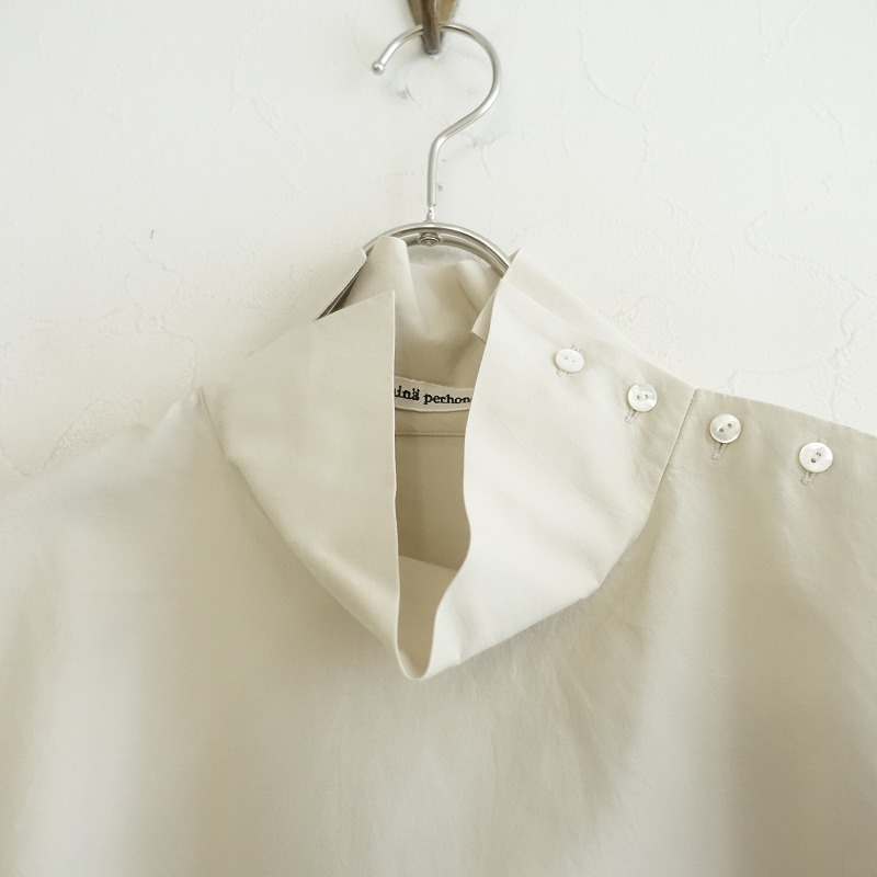 minä perhonen スタンドカラー ブラウス 定価3.5万】ミナペルホネン mina perhonen chant スタンドカラー