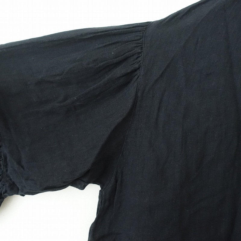 定価2.7万】ネストローブ nest Robe リネンガーゼギャザー