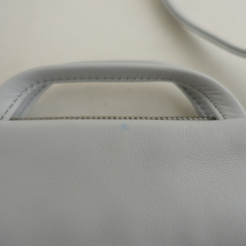 ��̤����/���5.5����2024SS/�ߥʥڥ�ۥͥ� mina perhonen kostea bag tambourine�쥶�����������Хå�   (ba85-2501-60)��90B52��