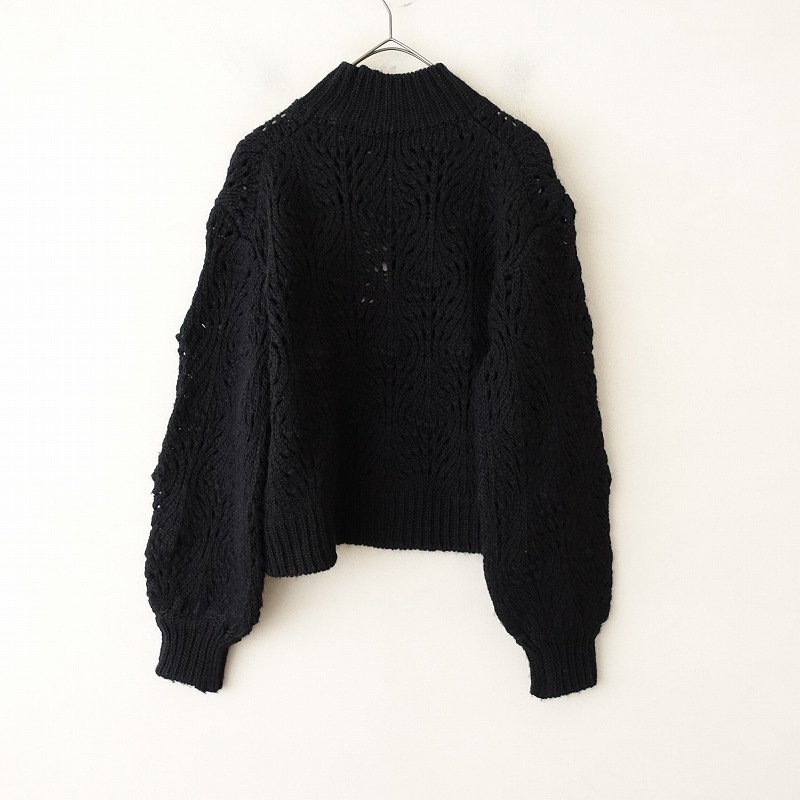 ��2023AW/���5.9���ۥߥʥڥ�ۥͥ� mina perhonen bocciolo �ϥ��ͥå��˥å�/wool  38 (j25-2411-51)��10L42��