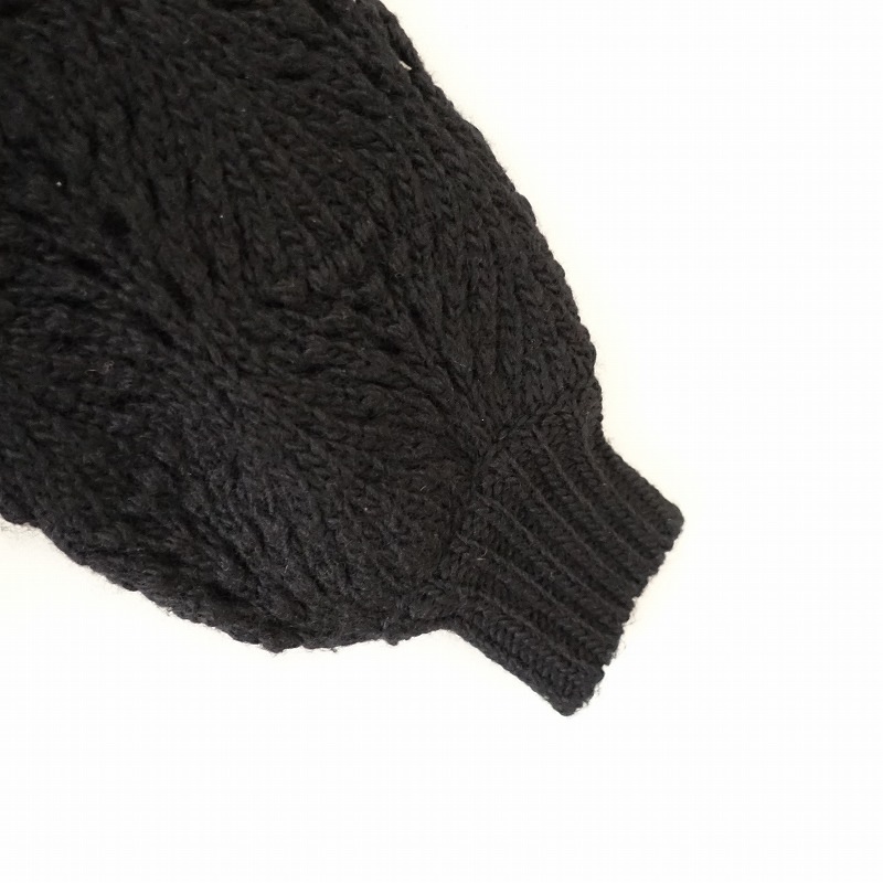 ��2023AW/���5.9���ۥߥʥڥ�ۥͥ� mina perhonen bocciolo �ϥ��ͥå��˥å�/wool  38 (j25-2411-51)��10L42��