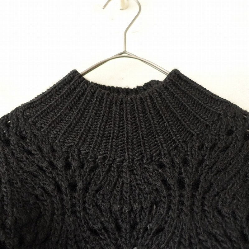 ��2023AW/���5.9���ۥߥʥڥ�ۥͥ� mina perhonen bocciolo �ϥ��ͥå��˥å�/wool  38 (j25-2411-51)��10L42��