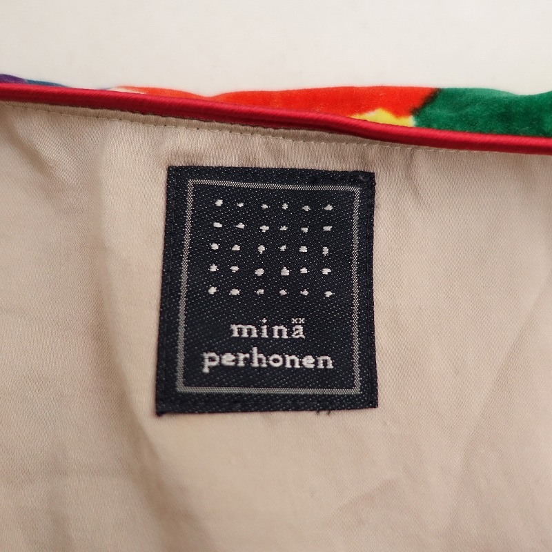 ミナペルホネン mina perhonen piazza ワンピース 36 (4-2406-3 
