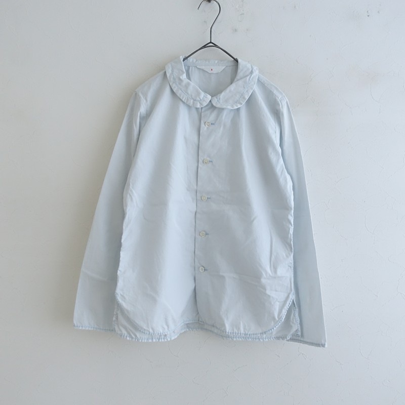 定価1.8万】ホームスパン homspun 丸襟フラットカラーブラウス S (25