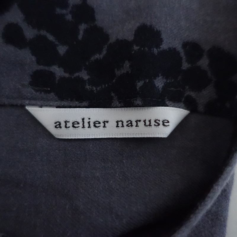 �����2.1���ۥ��ȥꥨ�ʥ륻 atelier naruse cotton-moon-smock blouse plus rib  F (2-2609-36)��03I62��