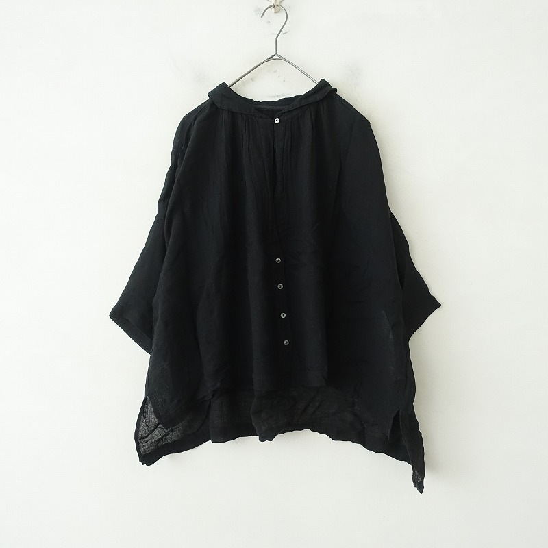 定価2.7万】ネストローブ nest Robe リネンガーゼルーズスクエアシャツ