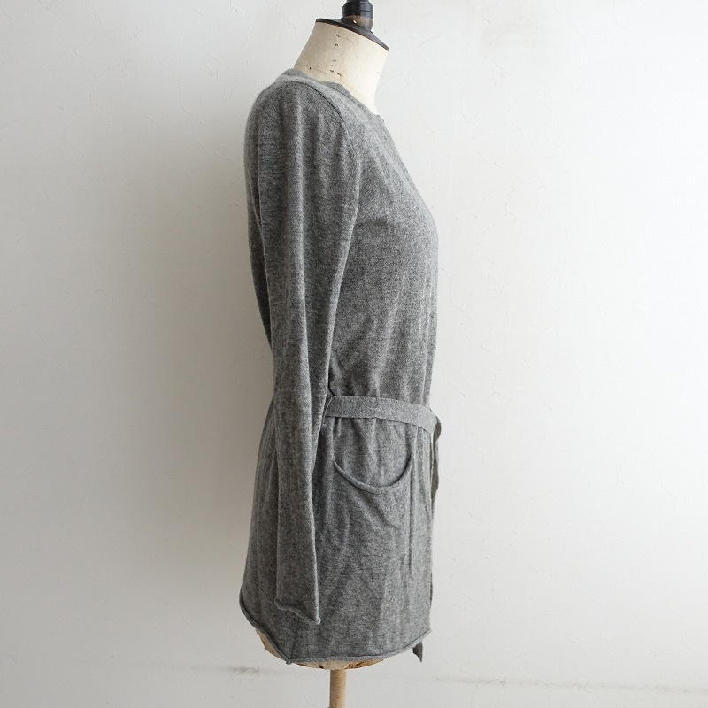 n100 エヌワンハンドレッド　ダークグレー カーディガン 長袖　カシミヤ100 n100 エヌワンハンドレッド ダークグレー カーディガン 長袖 カシミヤ100