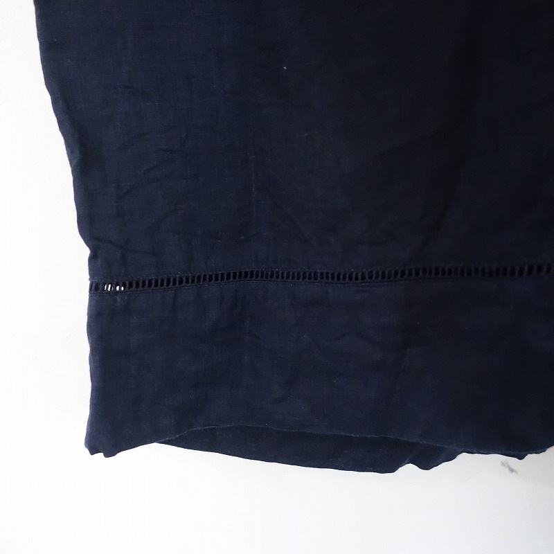 2023SS/4.4ۥɥ󥯥饦 ASEEDONCLOUD Antique linen Jiyusou smock dress  F (27-2503-108)42D52