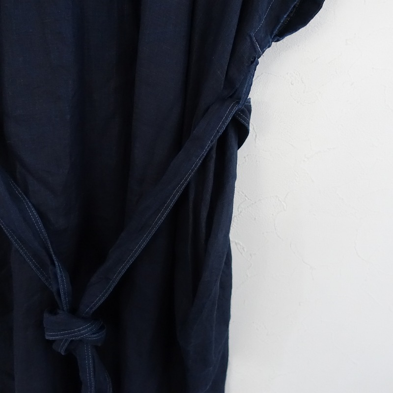 2023SS/4.4ۥɥ󥯥饦 ASEEDONCLOUD Antique linen Jiyusou smock dress  F (27-2503-108)42D52