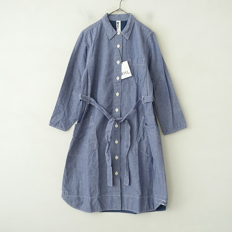 【はなさま】MHL. コットンウールツイルワンピース マーガレットハウエル MHL マーガレットハウエル ワンピース はなさま】MHL. コットン