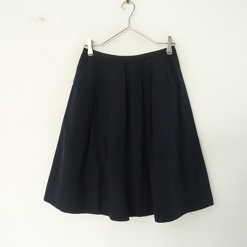 マーガレットハウエル MARGARET HOWELL ウールリネンプリーツスカート