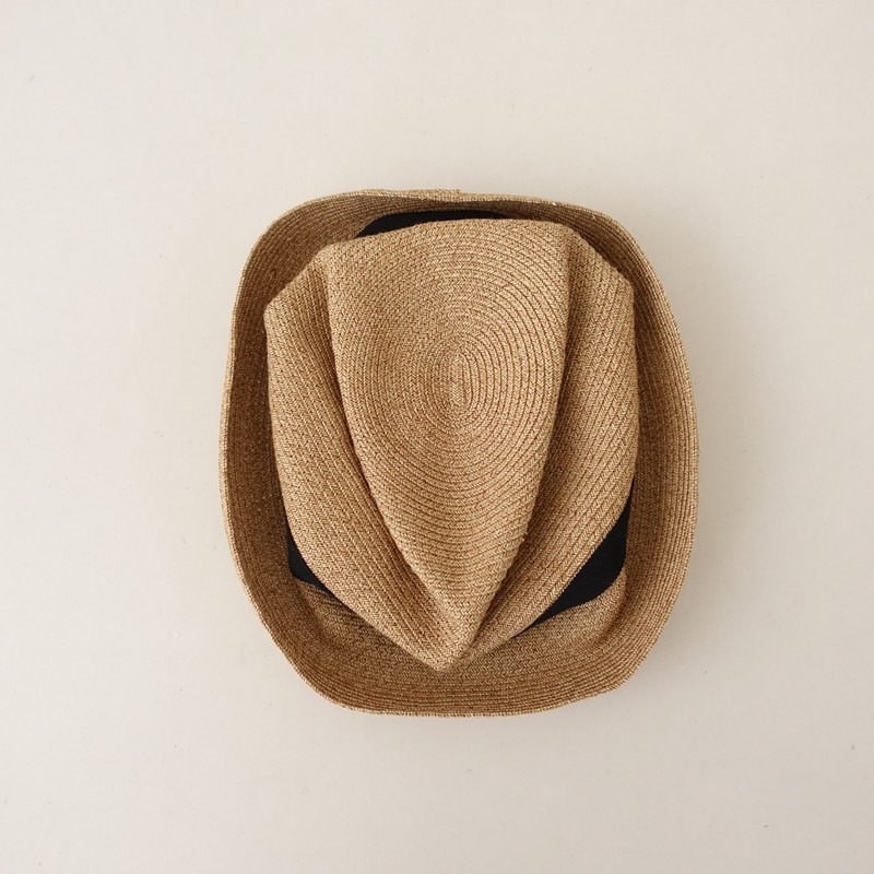 �����1.8���ۥޥ��奢���� mature ha. BOXED HAT 7cm brim grosgrain ribbon �ܥå����ϥå�   (ha30-2604-281)��91E62��