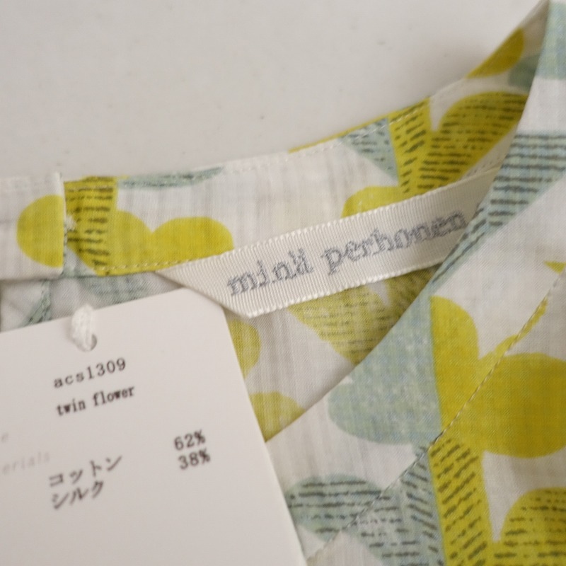 ̤/2024/SS/5.2ۥߥʥڥۥͥ mina perhonen twin flower ե쥢꡼֥֥饦  38 (j33-2407-954)40I42