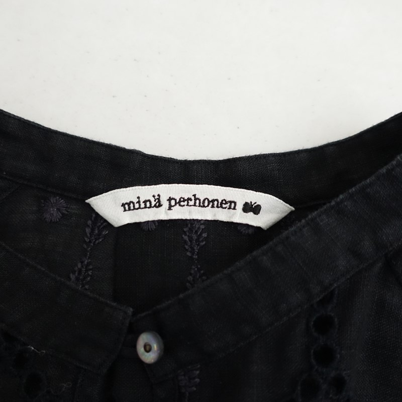 ��2024SS/���6.3���ۥߥʥڥ�ۥͥ� mina perhonen sound drop �饰��󥹥꡼�֥֥饦��  38 (1-2606-46)��30G62��