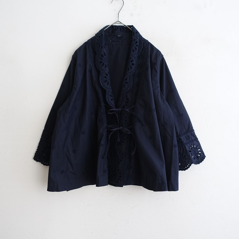 美品/定価7.5万】フォーティファイブアール 45R 薄ギャバカットワーク