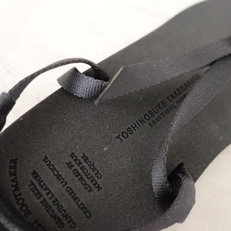 ��̤����/���1.7���ۥӥ塼�ƥ��ե륷�塼�� TOSHINOSUKE TAKEGAHARA BEAUTIFUL SHOES 24BAREFOOTSANDALS  24.0��25.0 (sh84-2603-74)��10F62��