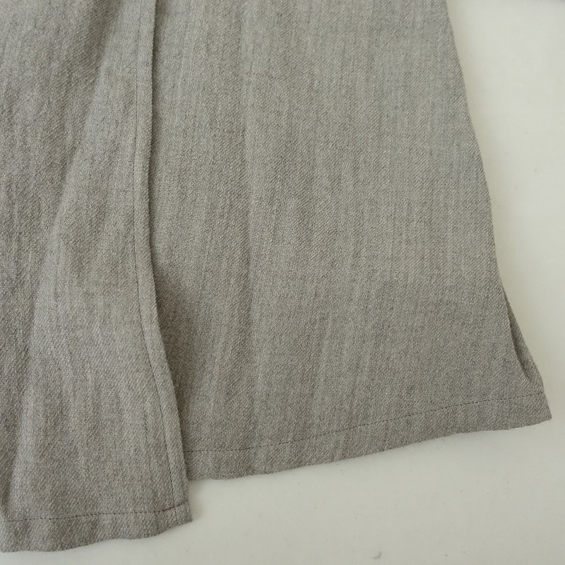 2023AW/定価4.8万】ヨリ Yoli wool wrap jacket ウールリネン