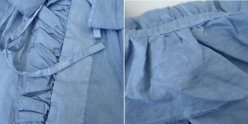��2025SS/���1.9���ۥ֥� buoy buoy 80satin frill puff �֥饦��  F (j1-2604-32)��20E62��